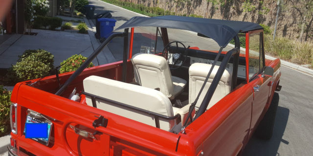 1974 Red Ford Bronco SUV