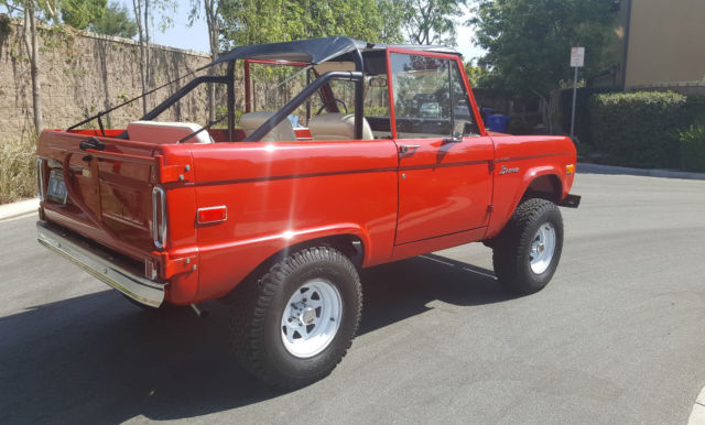 1974 Red Ford Bronco SUV