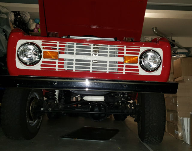 1974 Red Ford Bronco SUV