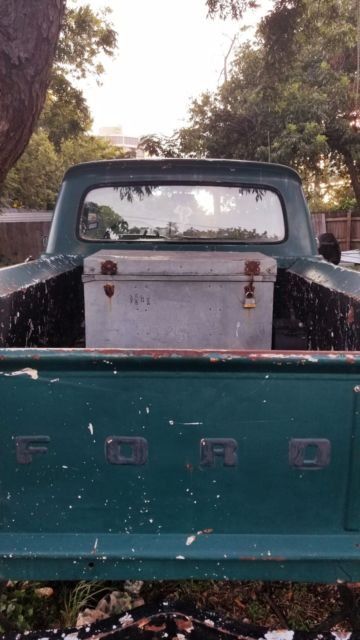 1962 Green Ford F-100