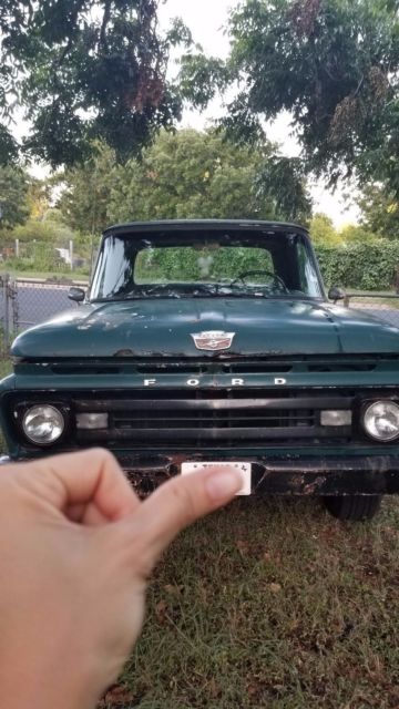 1962 Green Ford F-100