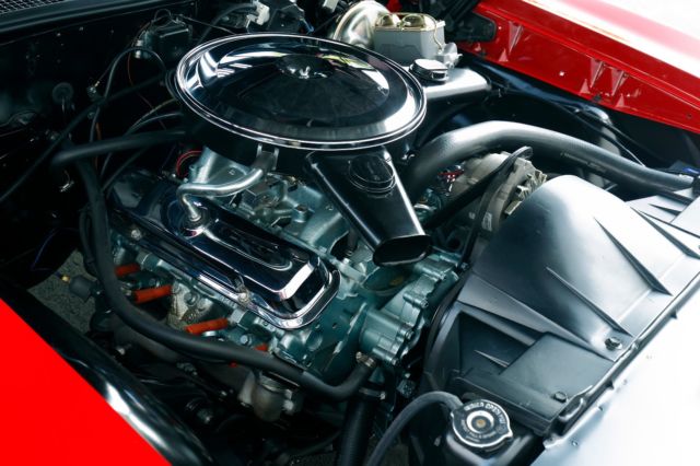 1969 Red Pontiac GTO Convertible