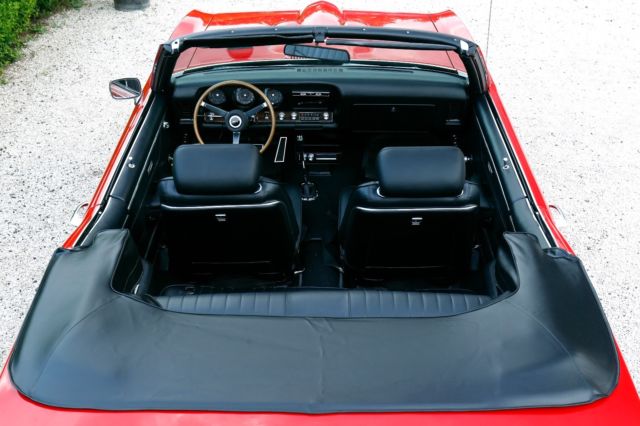 1969 Red Pontiac GTO Convertible