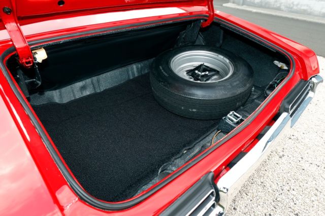 1969 Red Pontiac GTO Convertible