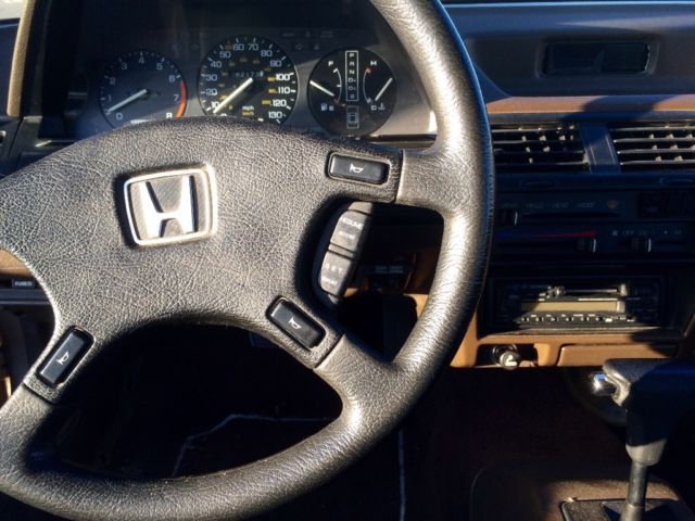 1988 Gold Honda Accord Sedan