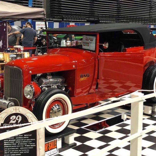 1929 Viper Red Ford Model A Coupe