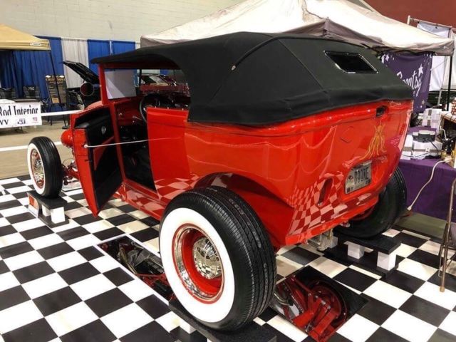 1929 Viper Red Ford Model A Coupe