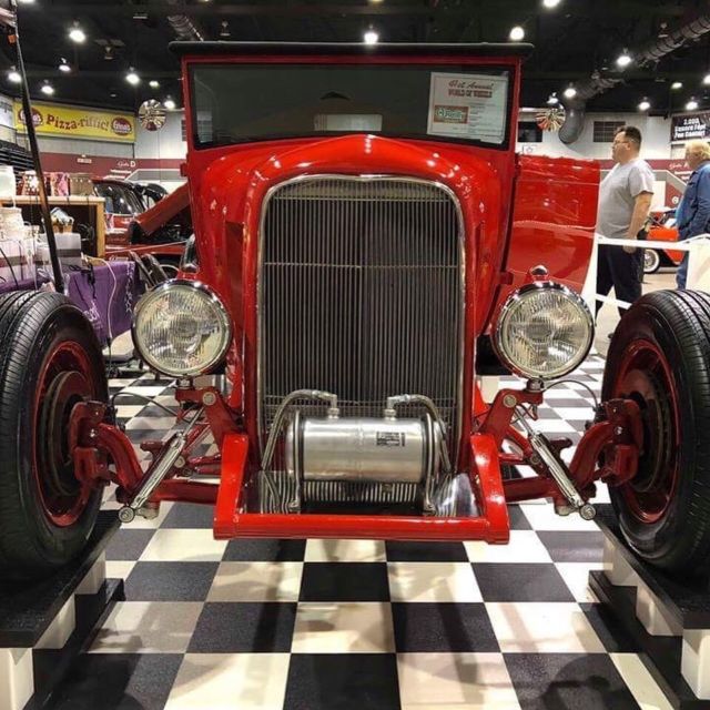 1929 Viper Red Ford Model A Coupe