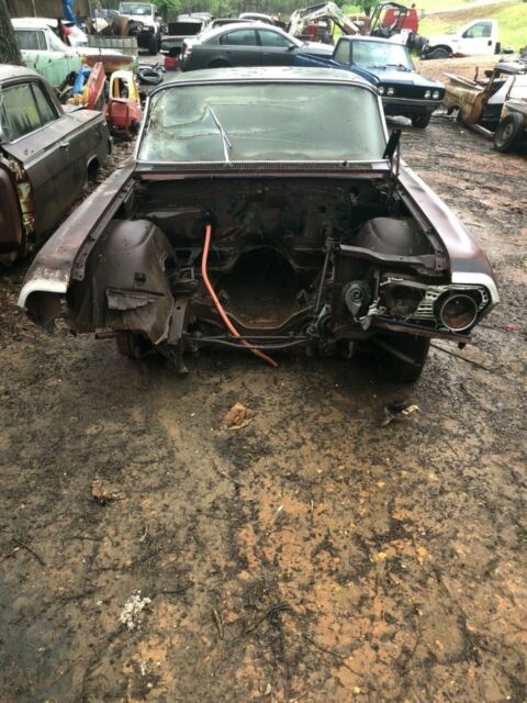 1963 Red Chevrolet Impala Hardtop