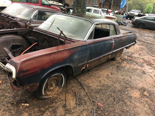 1963 Red Chevrolet Impala Hardtop