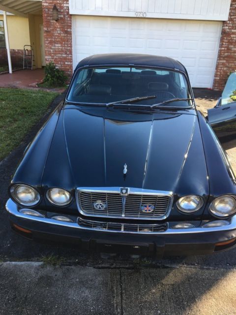 1977 Blue Jaguar XJ6 Coupe