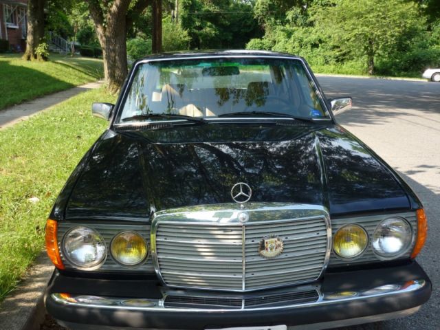 1983 Blue Mercedes-Benz 200-Series Sedan