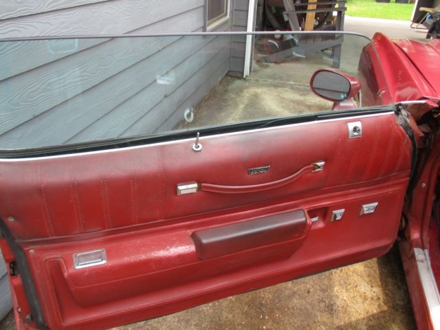 1977 Burgundy Chevrolet Monte Carlo Coupe