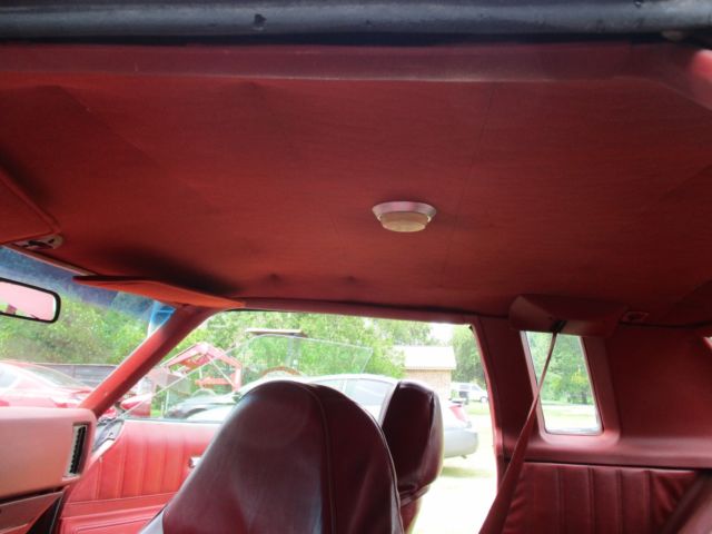 1977 Burgundy Chevrolet Monte Carlo Coupe