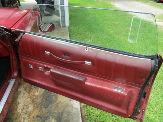 1977 Burgundy Chevrolet Monte Carlo Coupe