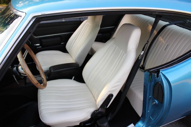 1969 Blue Pontiac Le Mans Coupe