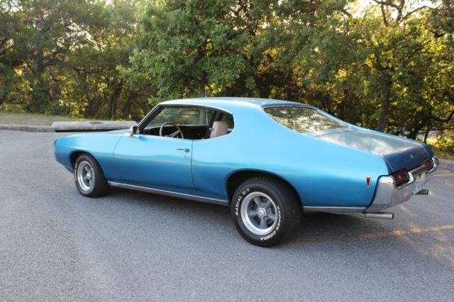 1969 Blue Pontiac Le Mans Coupe