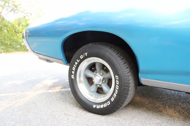 1969 Blue Pontiac Le Mans Coupe