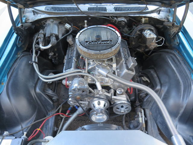 1972 Blue Chevrolet Monte Carlo Coupe