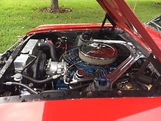 1966 Red Ford Mustang Convertible