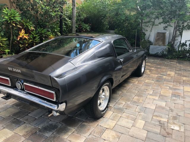 1968 Gray Ford Mustang