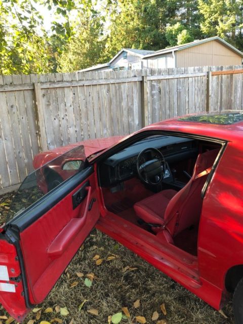 1991 Red Chevrolet Camaro Coupe