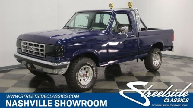 1988 Blue Ford F-150 Pickup Truck