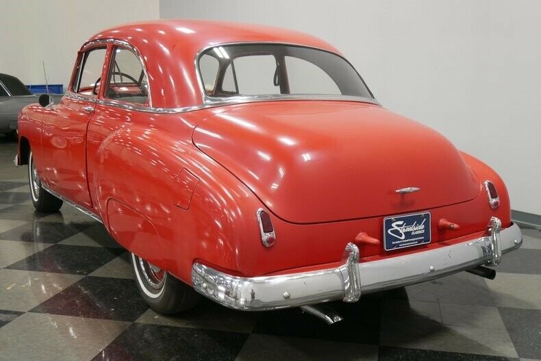 1949 Red Chevrolet Styleline Sedan