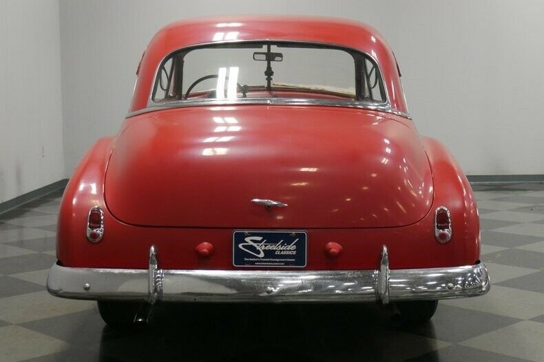 1949 Red Chevrolet Styleline Sedan