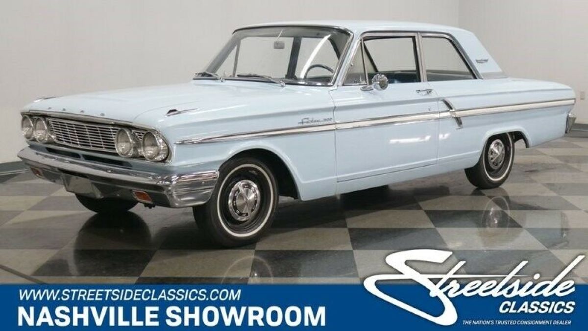1964 Blue Ford Fairlane Hardtop