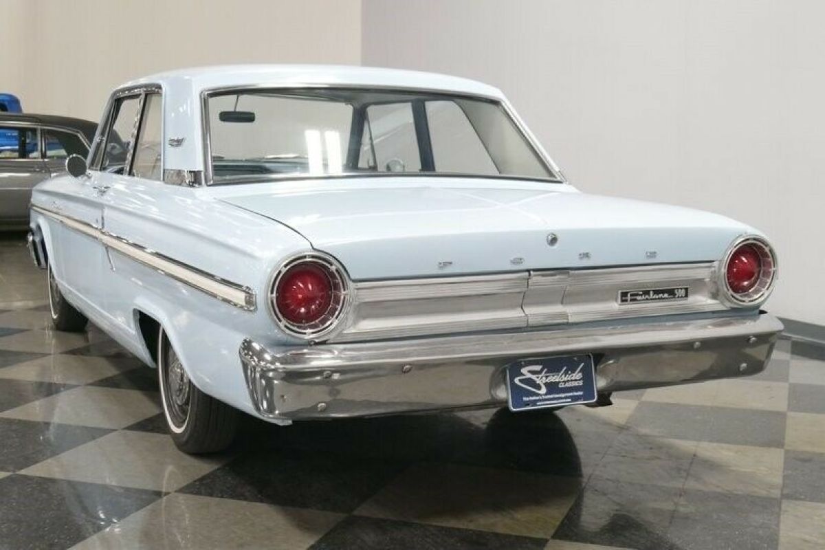 1964 Blue Ford Fairlane Hardtop