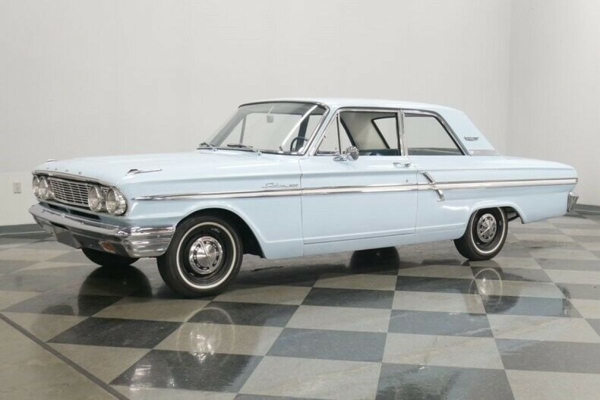 1964 Blue Ford Fairlane Hardtop