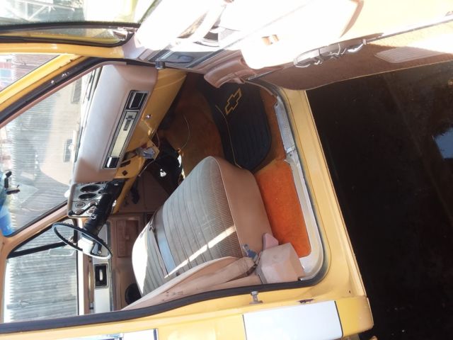 1978 yellow and white Chevrolet C-10 pick up 2 door