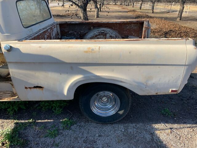 1962 BEIGE Ford F-100 Standard Cab Pickup