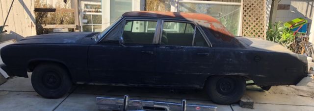1974 PRIMER BLACK Plymouth Valiant Sedan