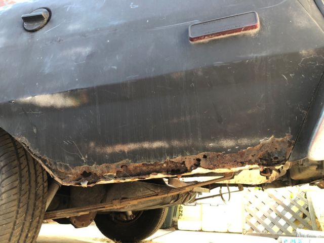 1974 PRIMER BLACK Plymouth Valiant Sedan