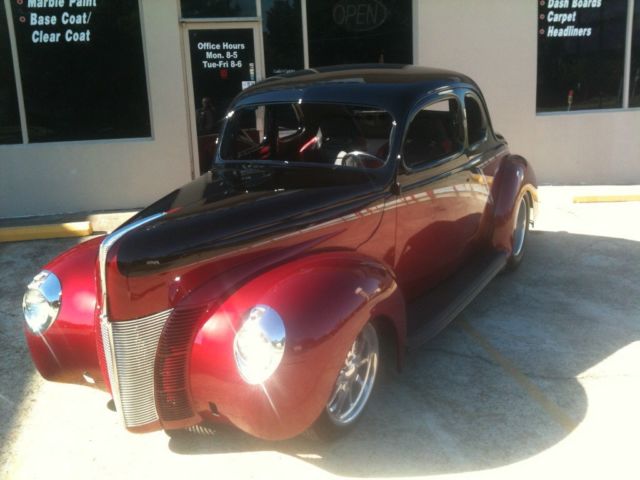 1940 Black over red Ford Coupe Coupe