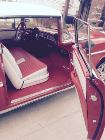 1955 Classic Red / White Chevrolet Bel Air/150/210 2 dr coupe