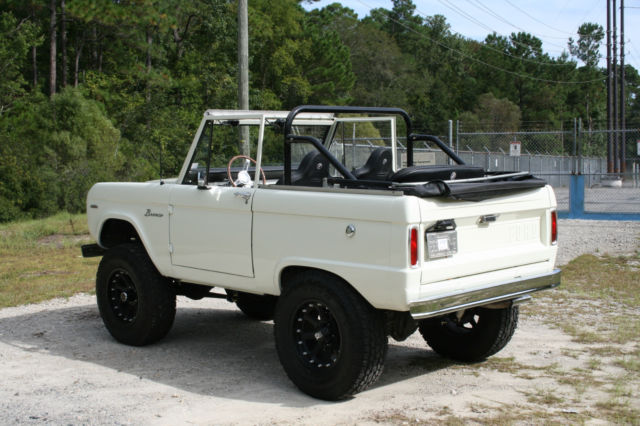 1966 White Ford Bronco SUV