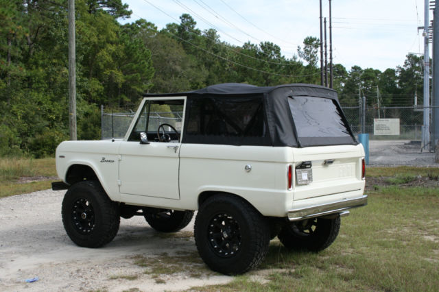 1966 White Ford Bronco SUV