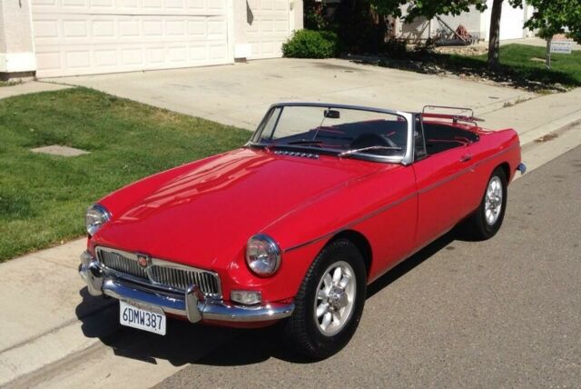 1966 Red MG MGB