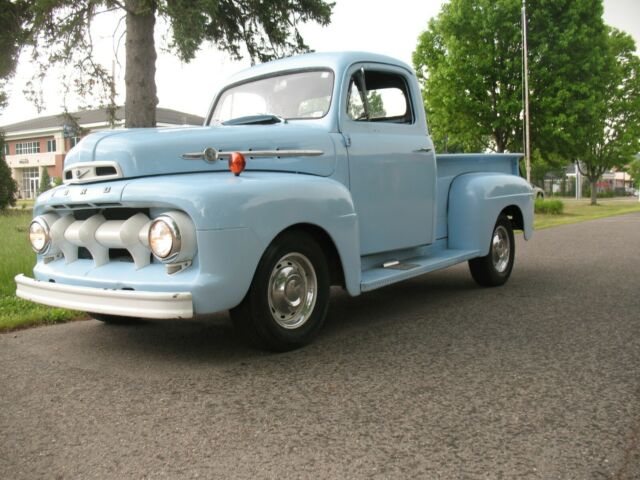 1952 Blue Ford F-100 Standard Cab Pickup