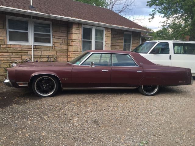 1976 Burgundy Chrysler New Yorker