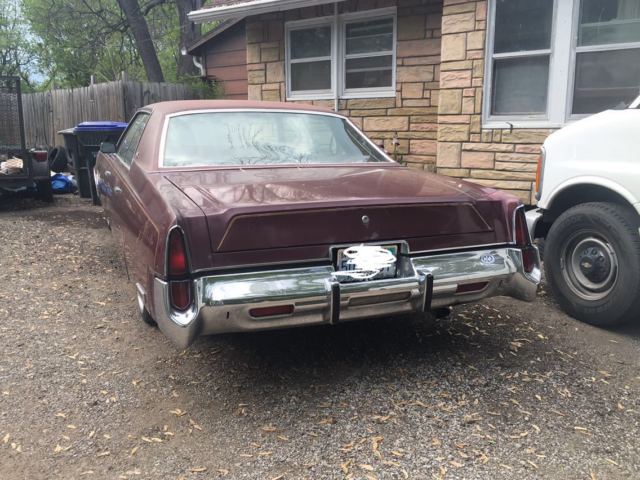 1976 Burgundy Chrysler New Yorker
