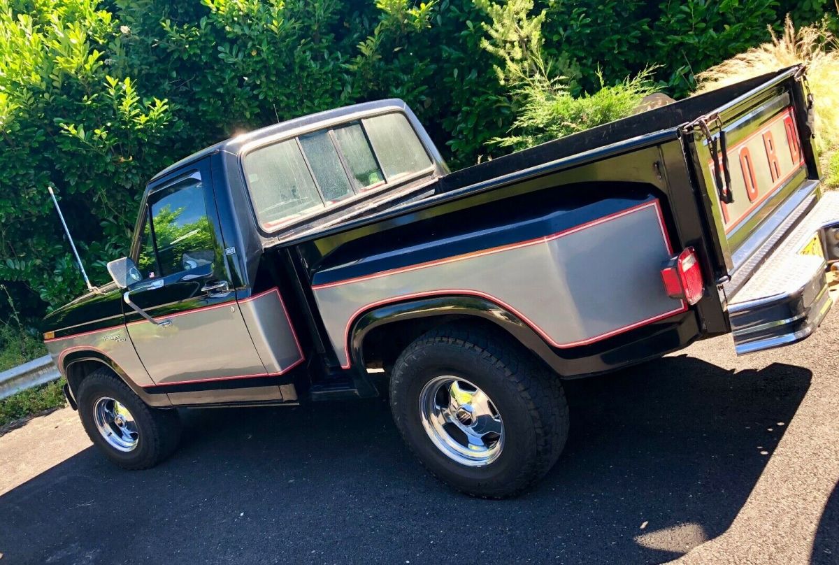 1981 Black Ford F-150 Step side