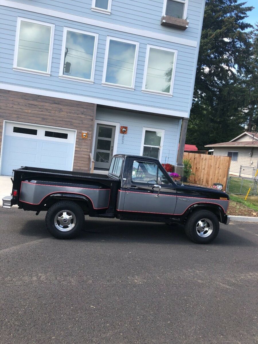 1981 Black Ford F-150 Step side