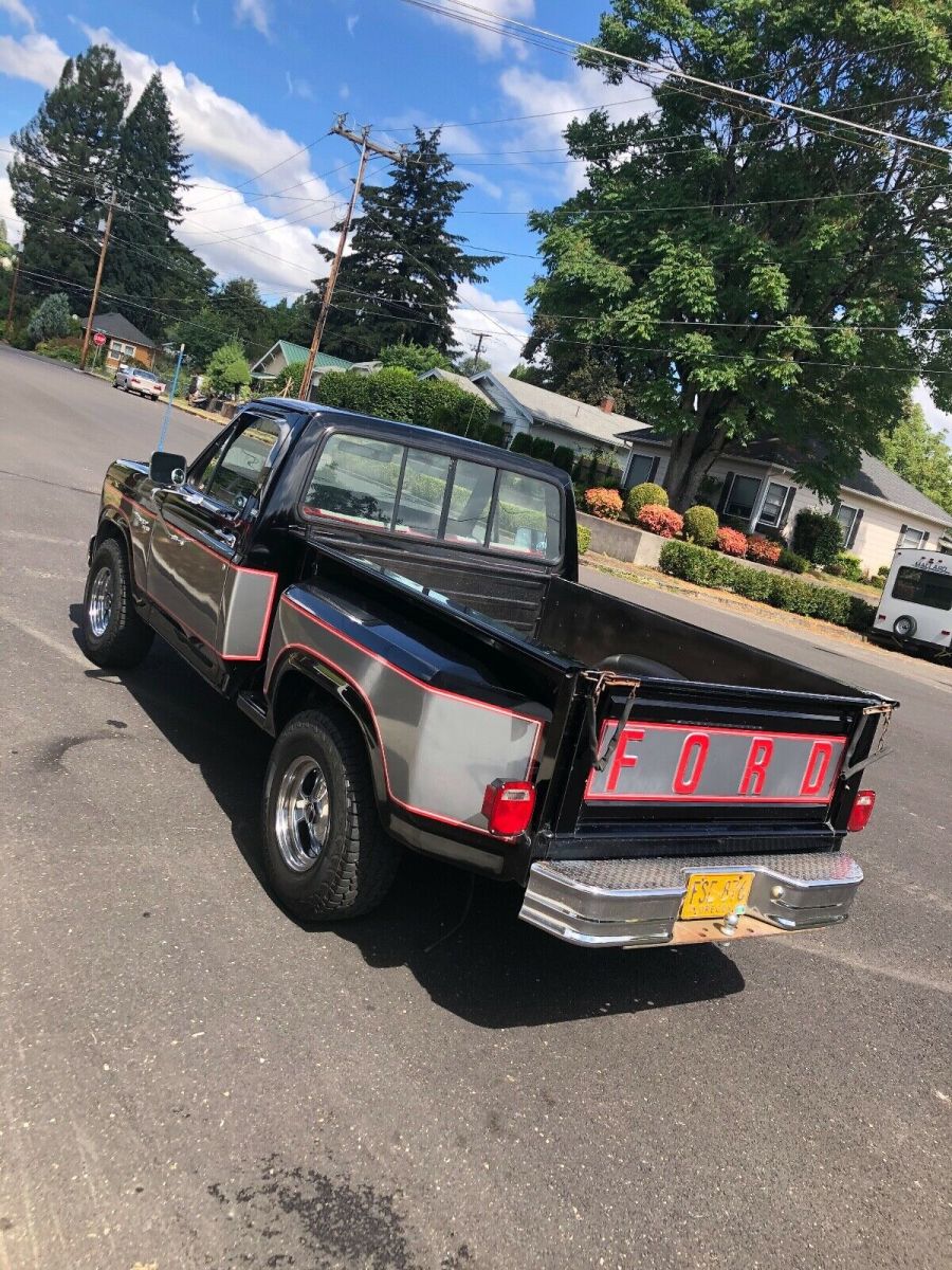 1981 Black Ford F-150 Step side