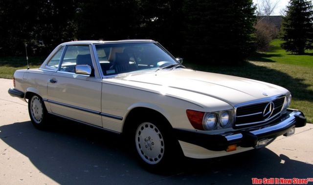 1986 Tan Mercedes-Benz SL-Class Convertible