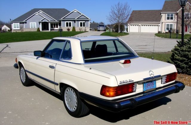 1986 Tan Mercedes-Benz SL-Class Convertible