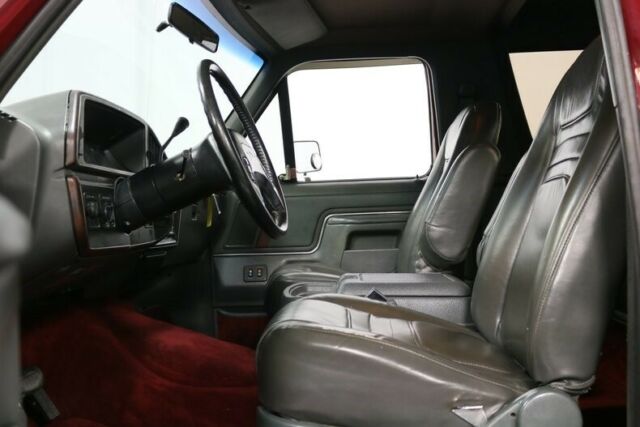 1991 Red Ford Bronco SUV